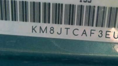 VIN prefix KM8JTCAF3EU9