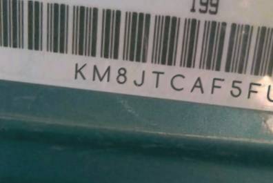 VIN prefix KM8JTCAF5FU0