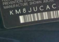 VIN prefix KM8JUCAC4BU2
