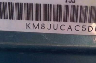 VIN prefix KM8JUCAC5DU6