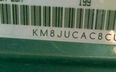 VIN prefix KM8JUCAC8CU3