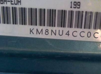 VIN prefix KM8NU4CC0CU2
