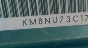 VIN prefix KM8NU73C17U0