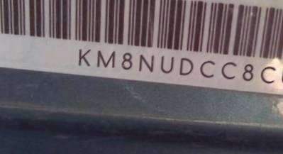 VIN prefix KM8NUDCC8CU1
