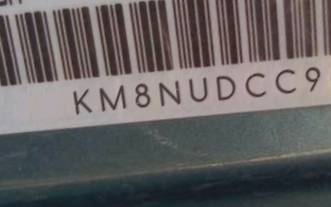VIN prefix KM8NUDCC9CU1
