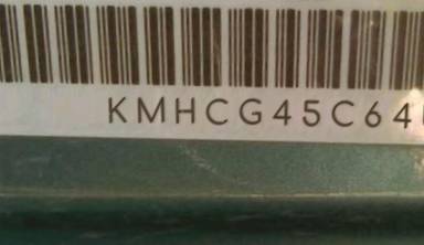 VIN prefix KMHCG45C64U5