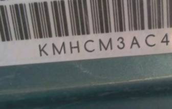 VIN prefix KMHCM3AC4AU1