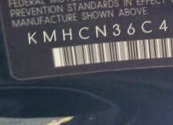 VIN prefix KMHCN36C49U1