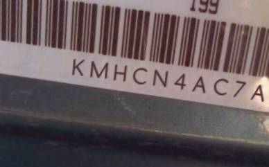 VIN prefix KMHCN4AC7AU4