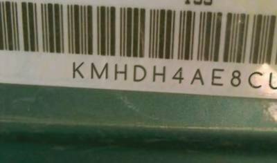 VIN prefix KMHDH4AE8CU2