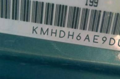 VIN prefix KMHDH6AE9DU0