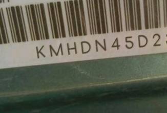 VIN prefix KMHDN45D23U5