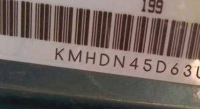 VIN prefix KMHDN45D63U4