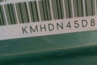 VIN prefix KMHDN45D81U1