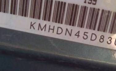 VIN prefix KMHDN45D83U5