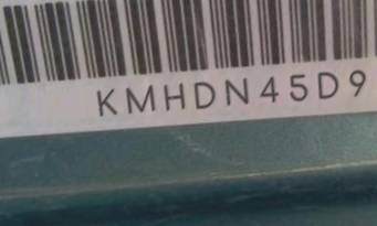 VIN prefix KMHDN45D93U6