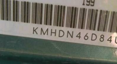 VIN prefix KMHDN46D84U7