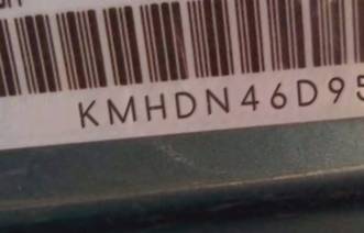 VIN prefix KMHDN46D95U9
