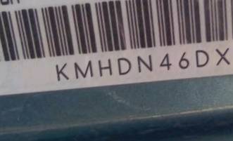 VIN prefix KMHDN46DX5U0