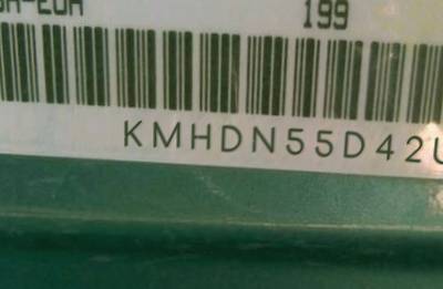 VIN prefix KMHDN55D42U0