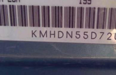 VIN prefix KMHDN55D72U0