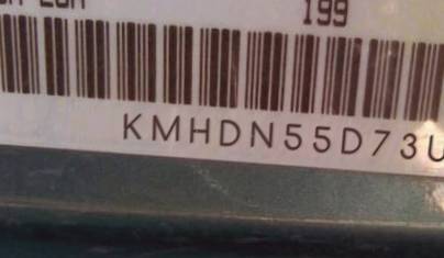 VIN prefix KMHDN55D73U0