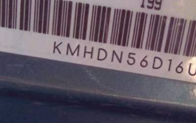 VIN prefix KMHDN56D16U2