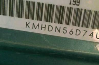 VIN prefix KMHDN56D74U1