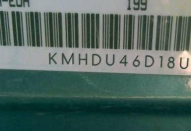 VIN prefix KMHDU46D18U4