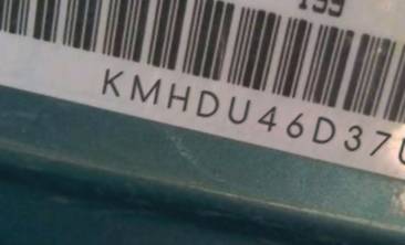 VIN prefix KMHDU46D37U2