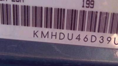 VIN prefix KMHDU46D39U7