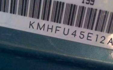 VIN prefix KMHFU45E12A1
