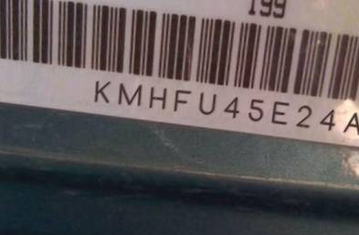 VIN prefix KMHFU45E24A2