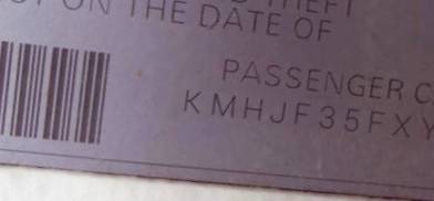 VIN prefix KMHJF35FXYU9