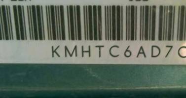 VIN prefix KMHTC6AD7CU0