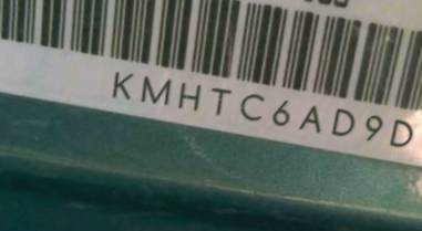 VIN prefix KMHTC6AD9DU1