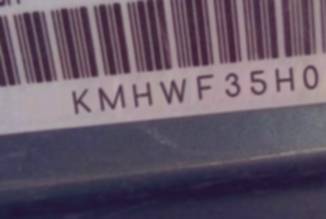 VIN prefix KMHWF35H04A0