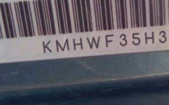 VIN prefix KMHWF35H34A0