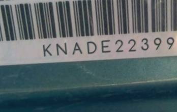 VIN prefix KNADE2239964