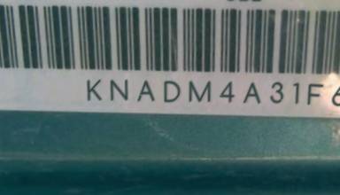 VIN prefix KNADM4A31F64