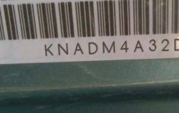 VIN prefix KNADM4A32D60