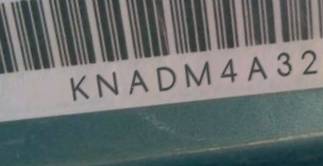 VIN prefix KNADM4A32F65