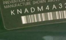 VIN prefix KNADM4A32G65