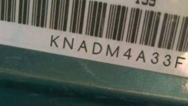 VIN prefix KNADM4A33F64