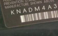 VIN prefix KNADM4A33F65