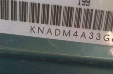 VIN prefix KNADM4A33G65