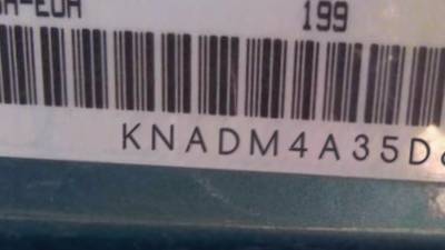 VIN prefix KNADM4A35D62