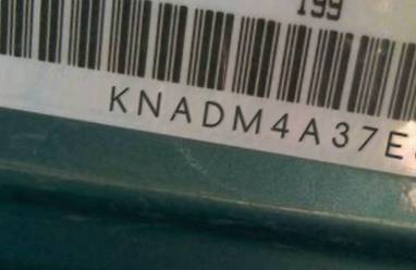 VIN prefix KNADM4A37E63