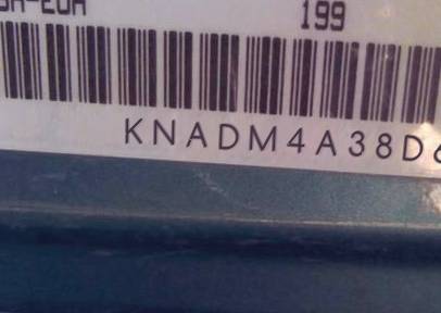 VIN prefix KNADM4A38D61