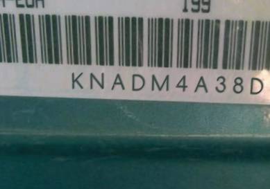VIN prefix KNADM4A38D62